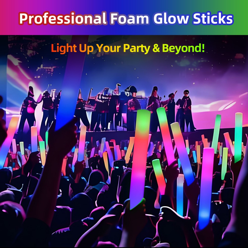 LED foam glow sticks holiday party occasions