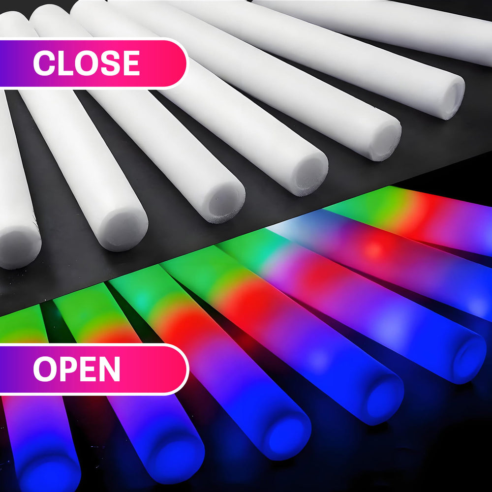 LED foam sticks comparison